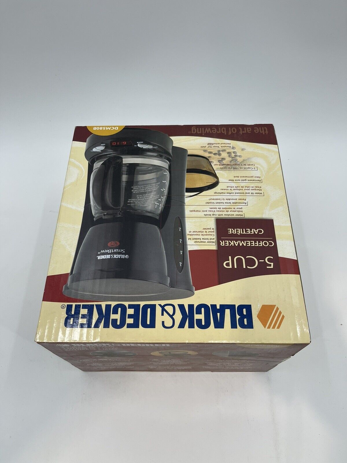 Black & Decker SmartBrew DCM580B 5 Cup Coffee Maker