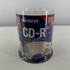 Memorex CD-R 52 x 700MB 80 Minute 100 Pack Sealed NEW Blank Discs Audio Storag🔵