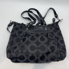 Coach Ashley Purse Black with Coach "C" Pattern No. H1280-F20068