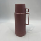 RETRO VTG 80s,90s THERMOS INSULATED NARROW NECK VAC BOTTLE FOOD JAR 32oz PINK