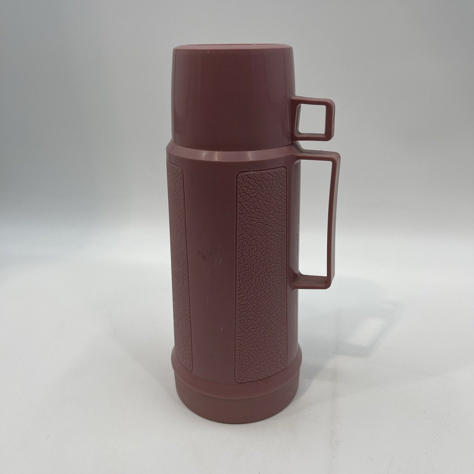 RETRO VTG 80s,90s THERMOS INSULATED NARROW NECK VAC BOTTLE FOOD JAR 32oz PINK