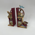 2006 Noah's Ark Book Ends Pair Grow In Grace Noahs Ark Bookends NEW