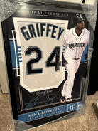 Ken Griffey Jr. Signed Seattle Mariners Jersey Inscribed HOF 16 Framed TRISTAR