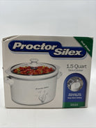 Proctor Silex 1.5 Quart Slow Cooker w/ Keep Warm Setting 33115 New