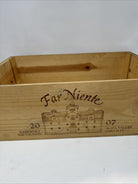 Wood Wine Box Far Niente 