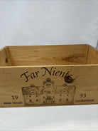 Wood Wine Box Far Niente 