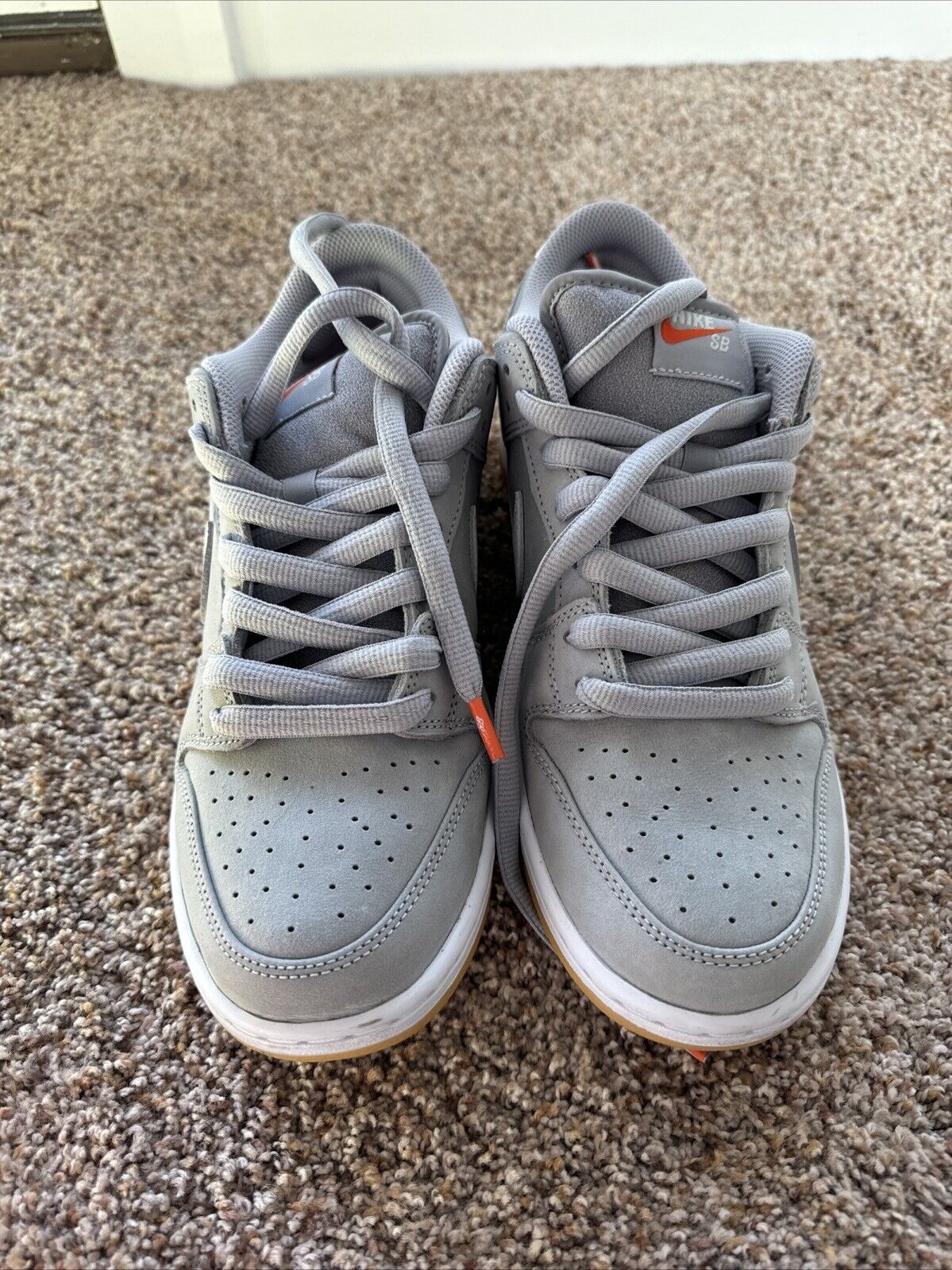 Nike SB Dunk Low Orange Label Grey Gum Cool Wolf Gray Light (Men's) DV5464-001