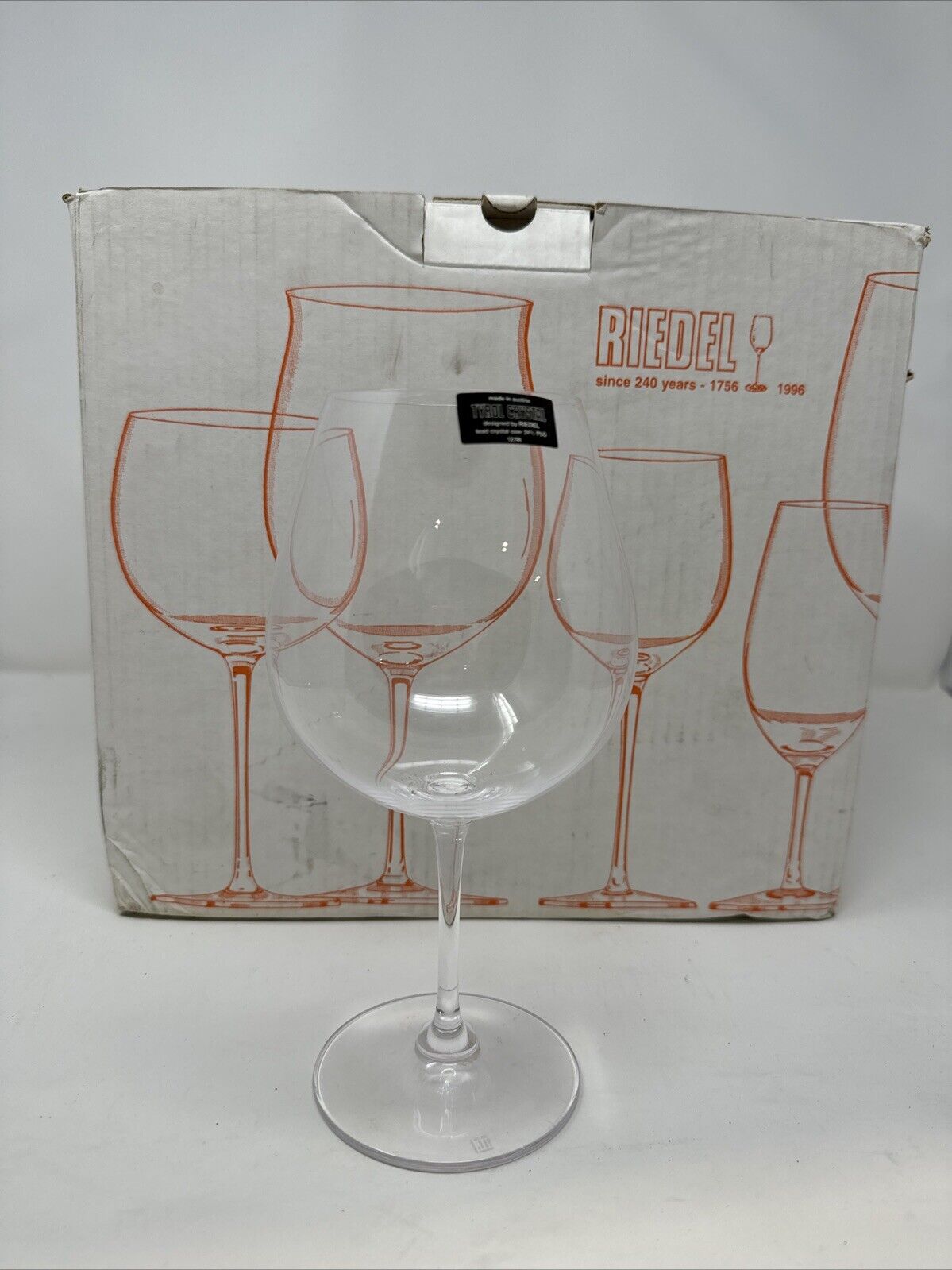 Vintage Set of 3 Riedel Vinum Burgundy Crystal Wine Glasses 416/7 (1996)