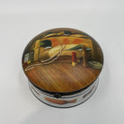 Porcelain Trinket Box Jar Hinged Lid Mallard Duck Bird Hunting SUZANNE CRUISE