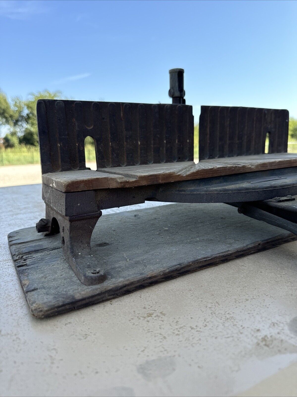 Antique Stanley Cast Iron No. 358 Mitre Box