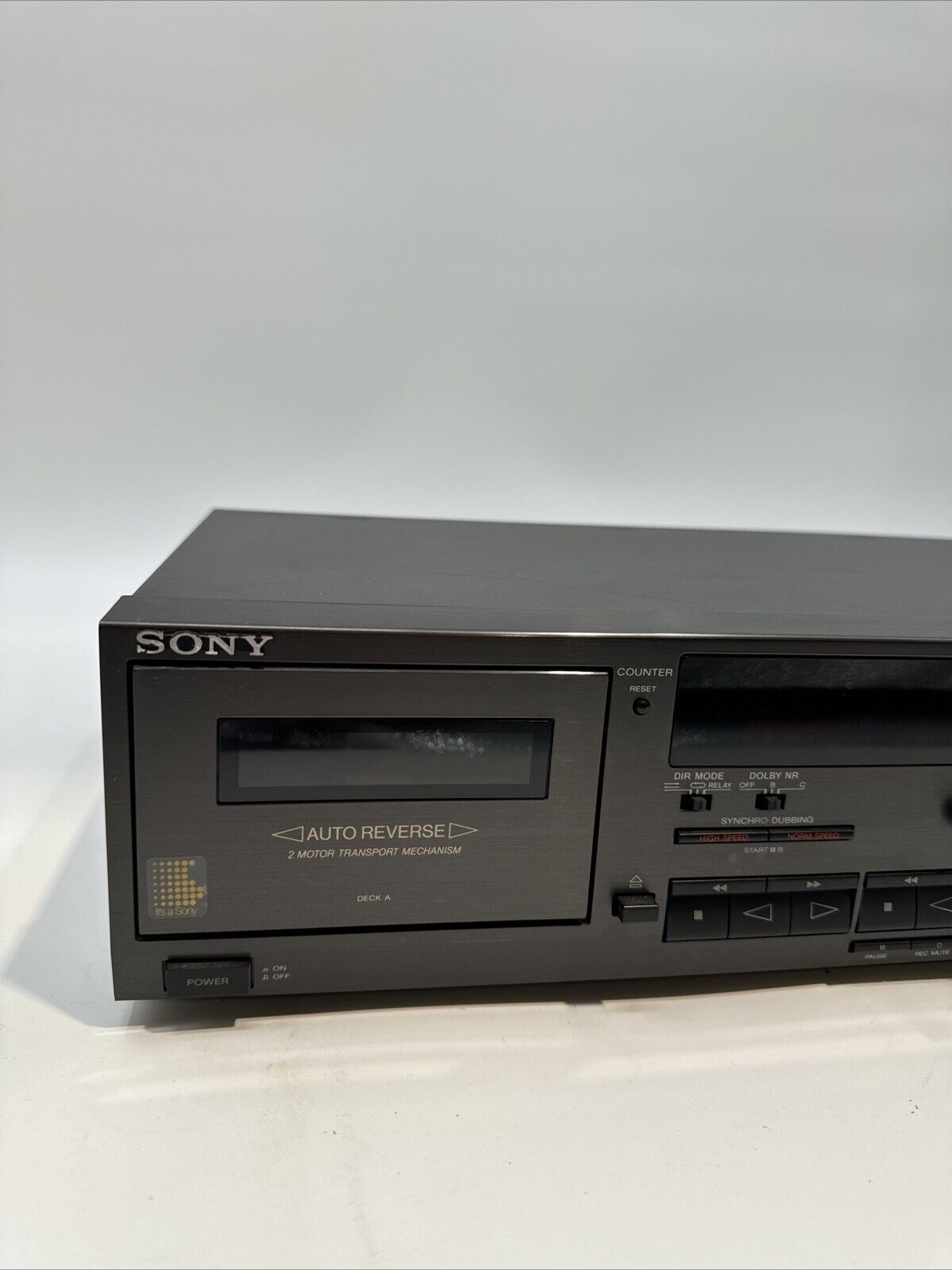 Sony TC-WR521 Dual Deck Stereo Cassette Deck Dolby Tested