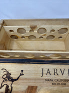 Jarvis Estate Winery 6 Bottle Wooden Wine Box (Empty) Ships Fast