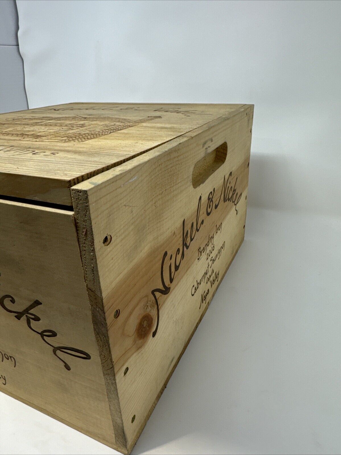 2008 NICKEL & NICKEL WOOD WINE BOX QUARRY VINEYARD CABERNET SAUVIGNON RUTHERFORD