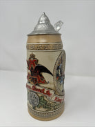 Anheuser-Busch J Series Limited Edition Ceramarte Budweiser Lidded Stein