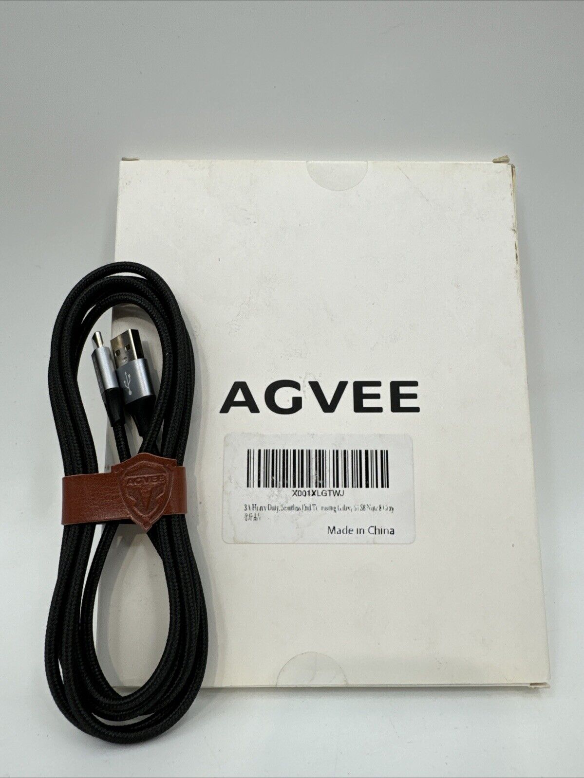 AGVEE 6ft USB-A To Type-C Charging Cable NEW (3pc)