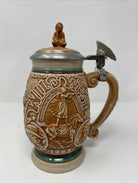 1993 Avon Tribute to the Wild West Beer Stein Handcrafted in Brazil