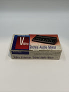 Vintage Radio Shack Realistic Video Enhancer 15-1961: Stereo Audio Mixer Black