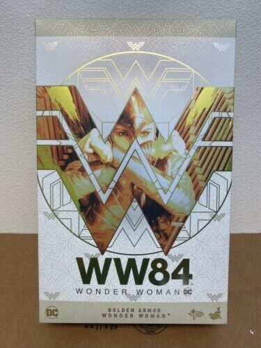 Hot Toys Golden Armor Wonder Woman 1:06 Action Figure NEVER OPENED