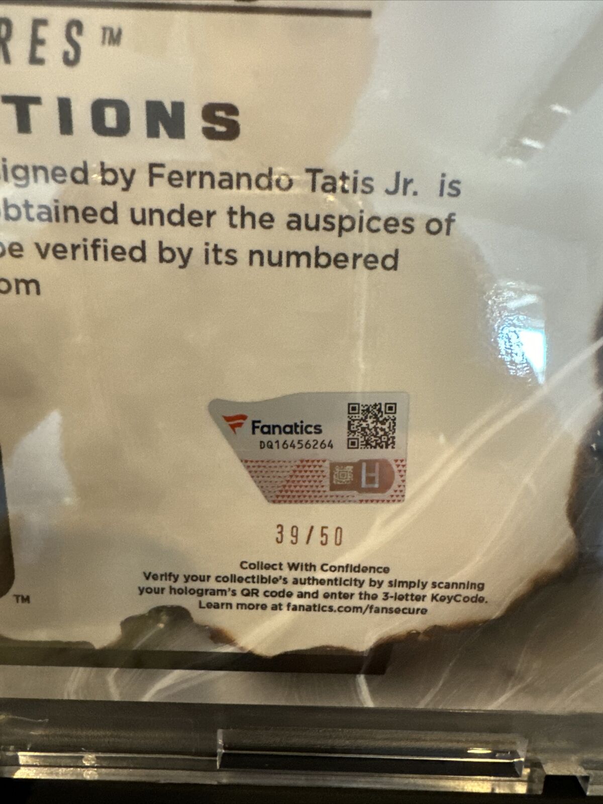 2024 Fanatics Underwraps Emanate Fernando Tatis Jr /50