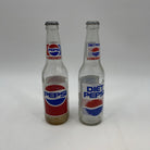 Vintage Clear Glass Long Neck Pepsi Bottle + Diet Pepsi Bottle  - 12 oz.