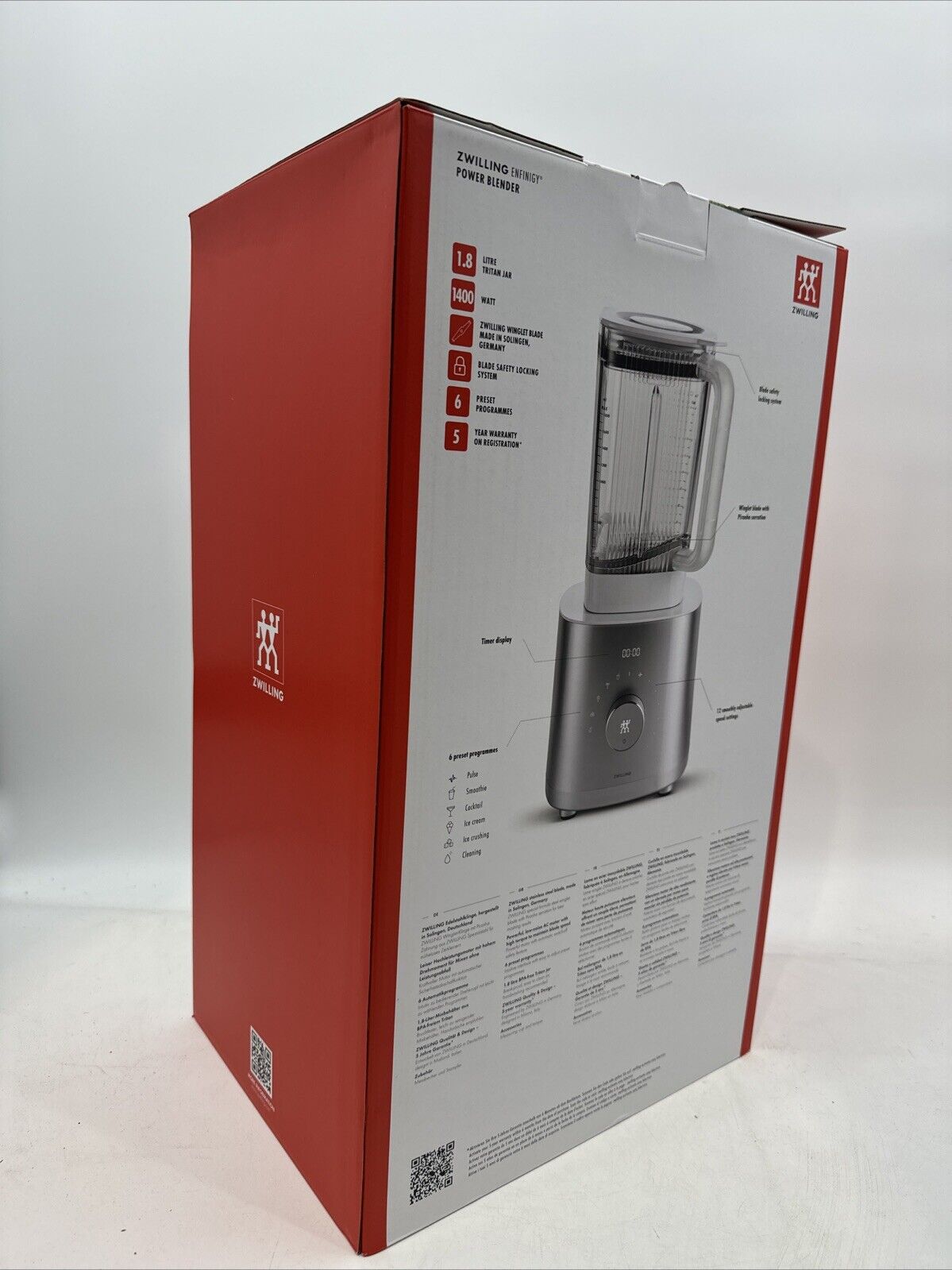 ZWILLING Enfinigy Power Blender NIB