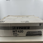 (NEW) Fisher MT420 Studio-Standard Semi Automatic Turnable Black