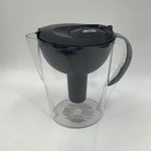 Brita Pitcher 10-Cup Water Filtration Rapid Filter As You Pour Pitcher Black